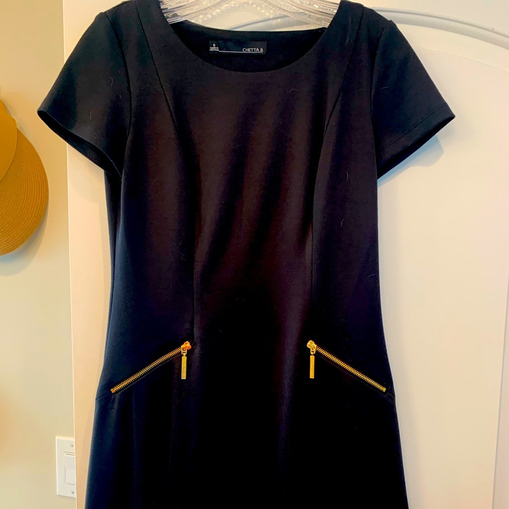 Chetta B black dress size 6. Worn once.